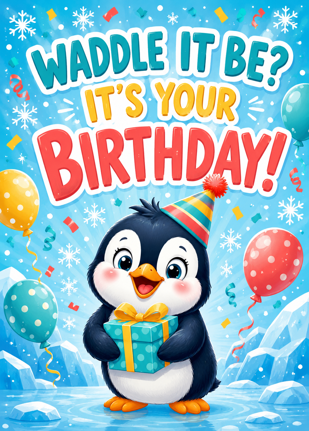 BIRTHDAY PENGUIN