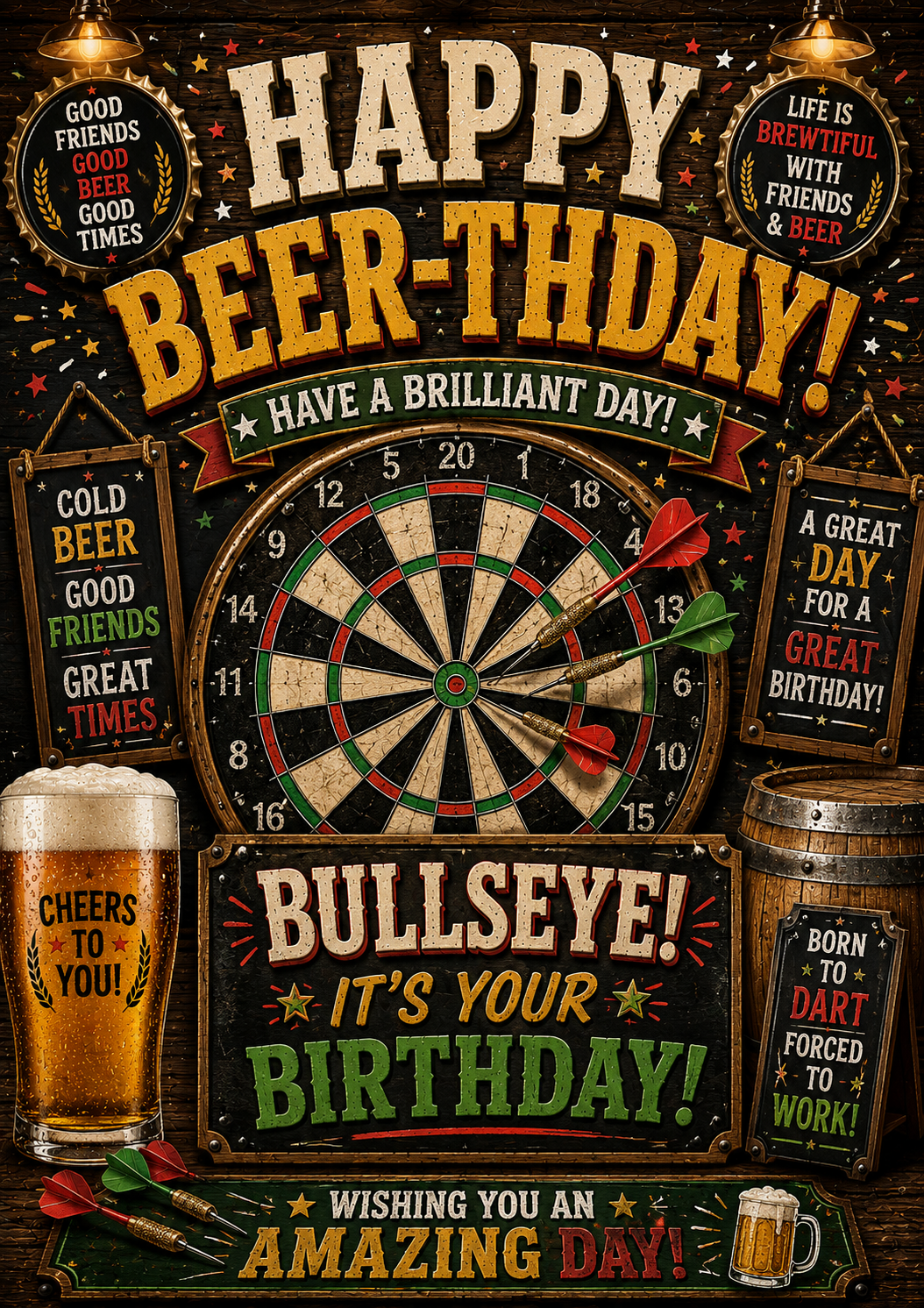 BIRTHDAY BULLS EYE