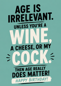 AGE IS IRRELEVANT