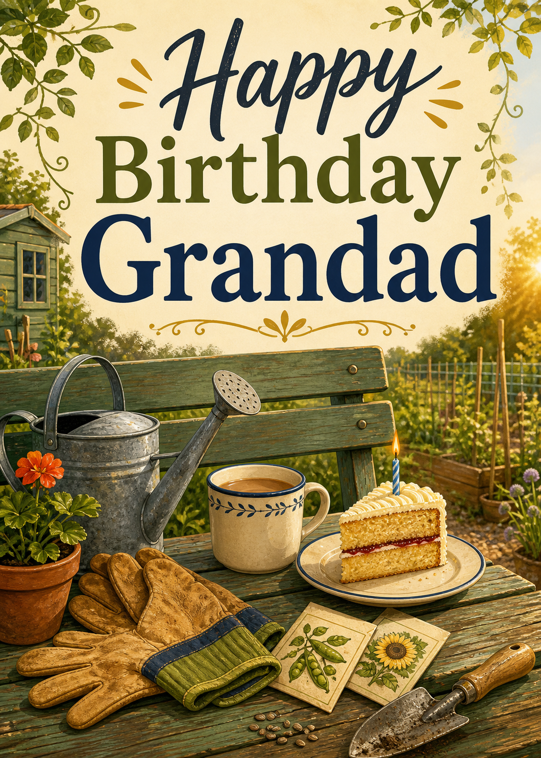 HAPPY BIRTHDAY GRANDAD