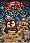 A festive Christmas card