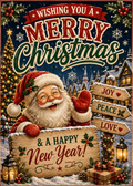 A festive Christmas new year