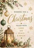 A festive merry Christmas and new year x x