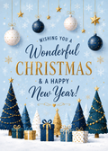 A festive merry Christmas and new year x x x