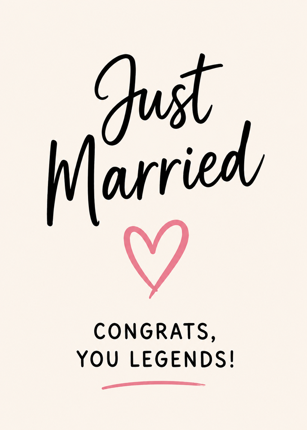 Wedding Wishes Just for You Card