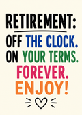 Pension Just for You Card