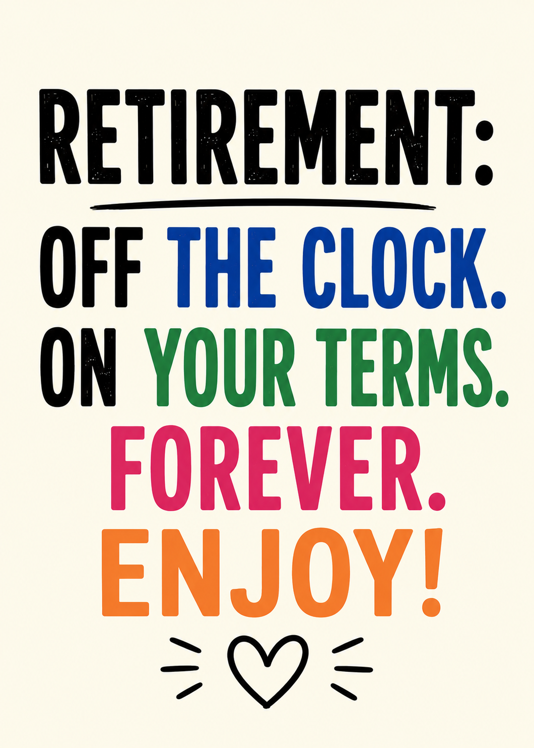 Pension Just for You Card