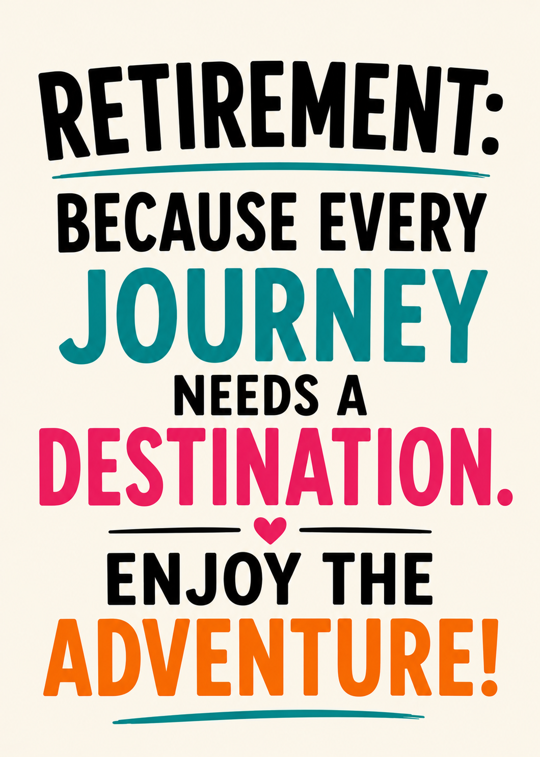Pension Just for You Card