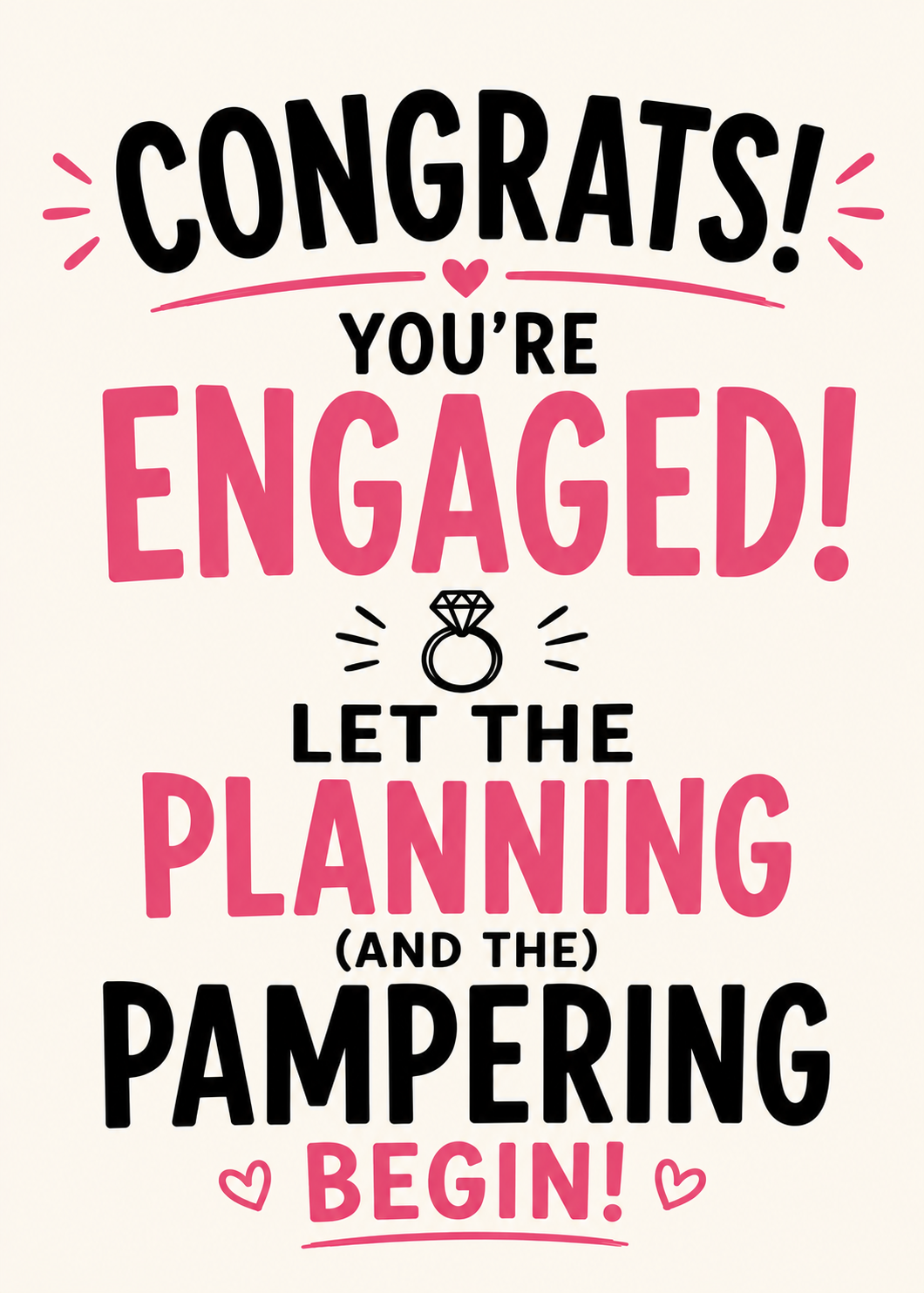 Engagement Just for You Card