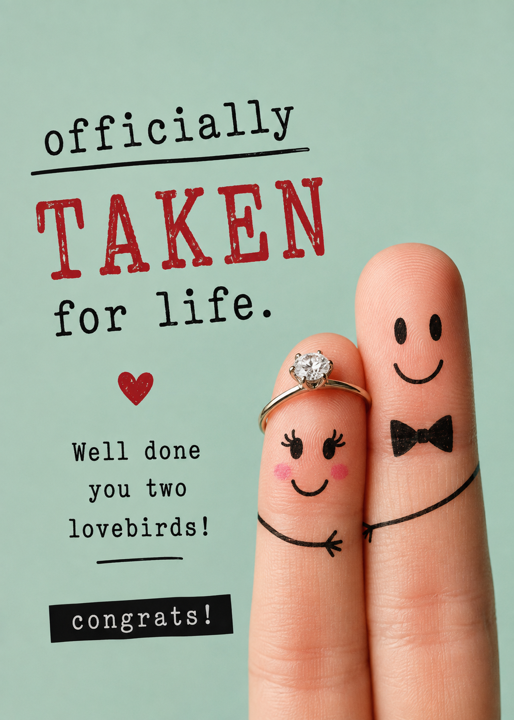 Engagement card for you
