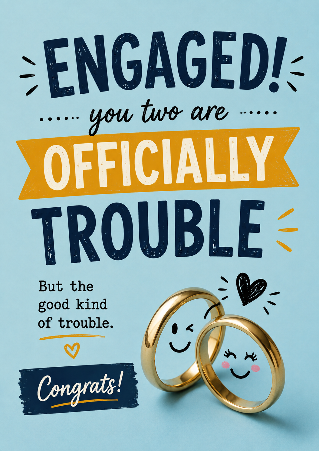 Engagement card for you