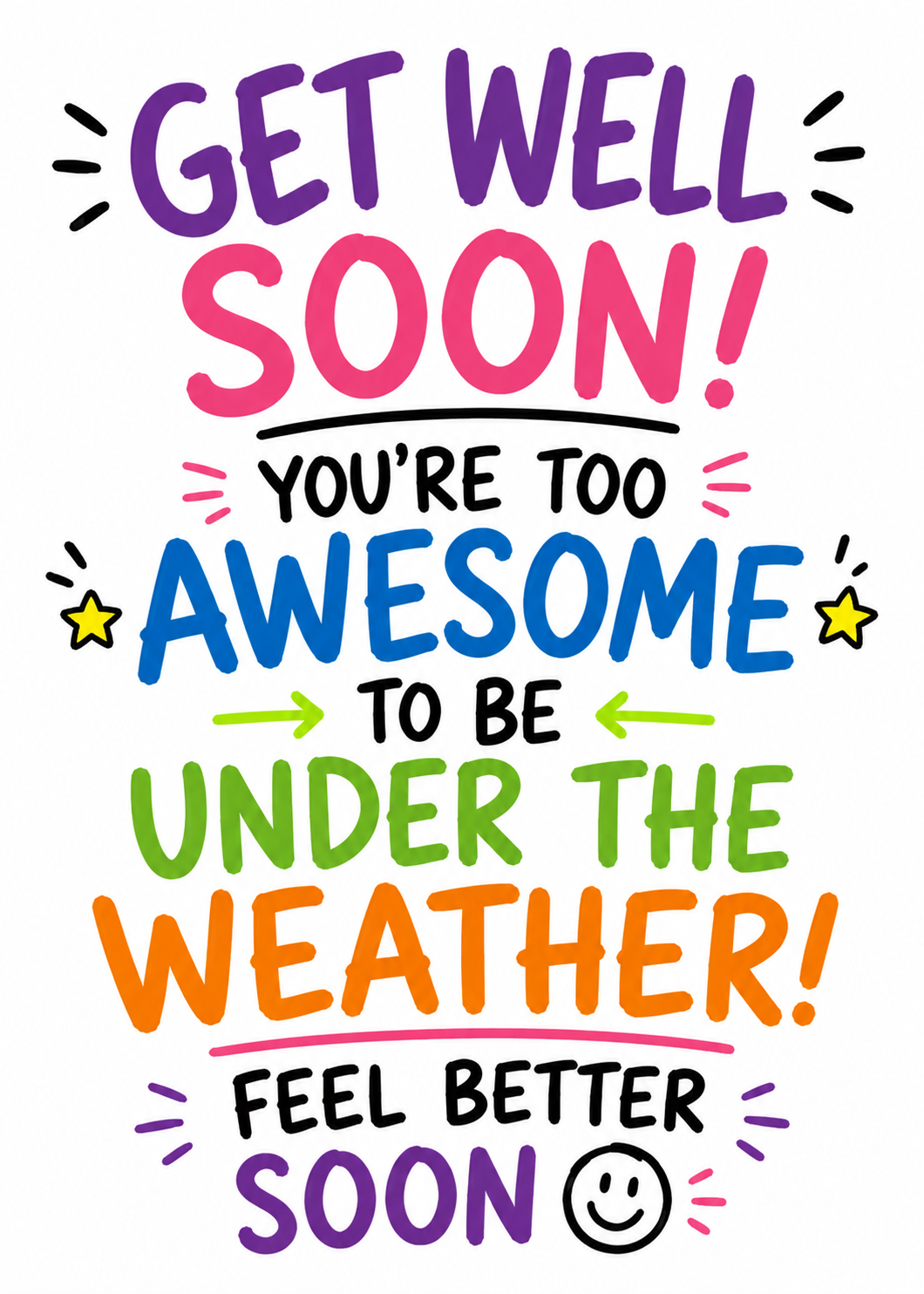 GET WELL SOON