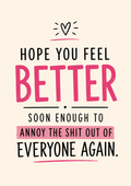 GET WELL SOON