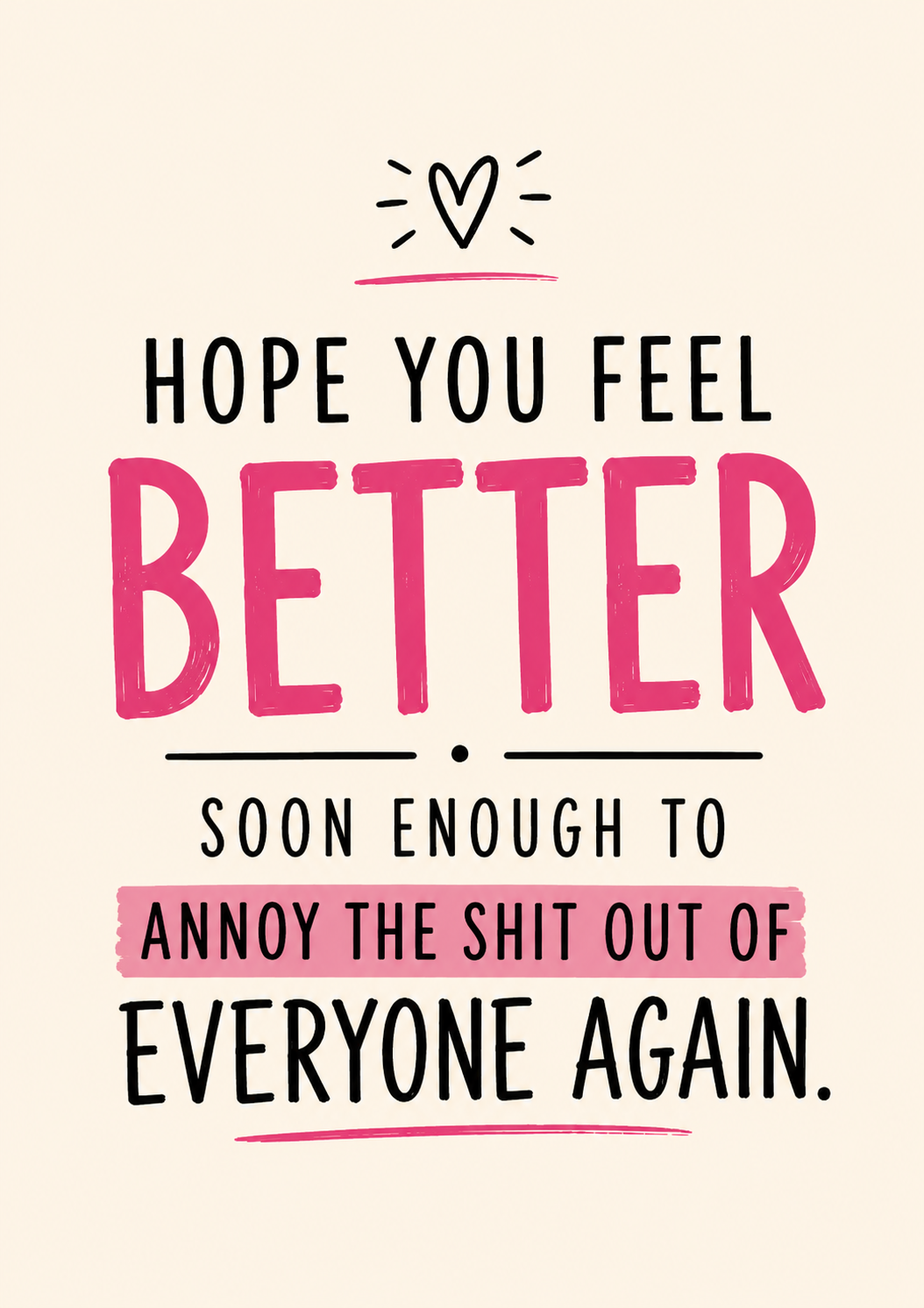 GET WELL SOON