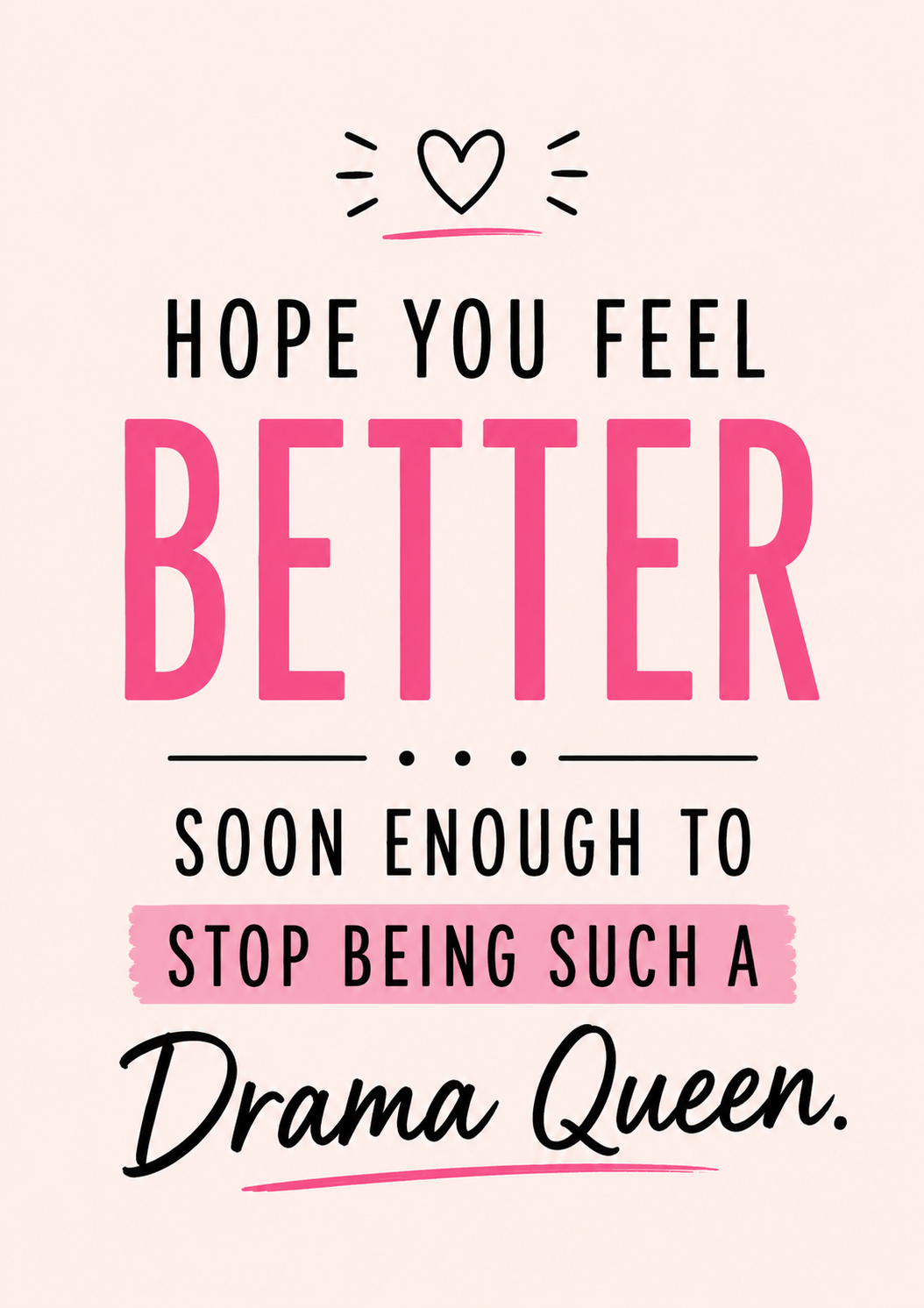 GET WELL SOON