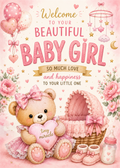 BABY GIRL CARD