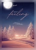 Christmas card with a full moon, Santa's sleigh in a night sky, snowy pine trees and the words 'Christmas isn't a season. It's a feeling. Merry Christmas'.